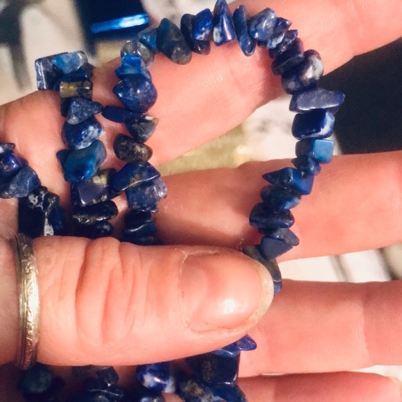 NWT 376 TOTAL CARATS OF LAPIS LAZULI 34” BEAUTIFUL NECKLACE. - Picture 10 of 15